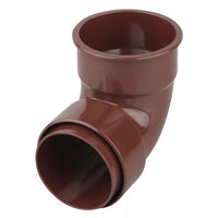 Osma Roundline Pipe Bend 87.5° Brown 68mm