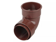 Osma Roundline Pipe Bend 87.5° Brown 68mm