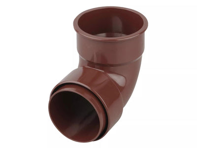 Osma Roundline Pipe Bend 87.5° Brown 68mm