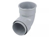 Osma Roundline Pipe Bend 87.5° Grey 68mm
