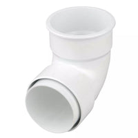 Osma Roundline Pipe Bend 87.5° White 68mm