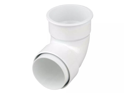 Osma Roundline Pipe Bend 87.5° White 68mm