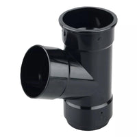 Osma Roundline Pipe Branch 67.5° Black 68mm