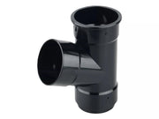 Osma Roundline Pipe Branch 67.5° Black 68mm