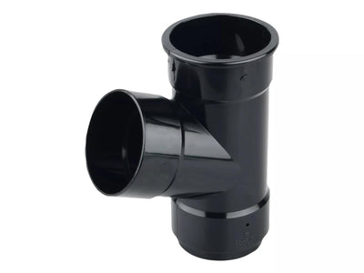 Osma Roundline Pipe Branch 67.5° Black 68mm