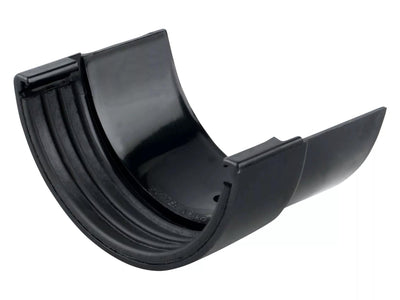 Osma Roundline Gutter Connector Cast Black 112mm