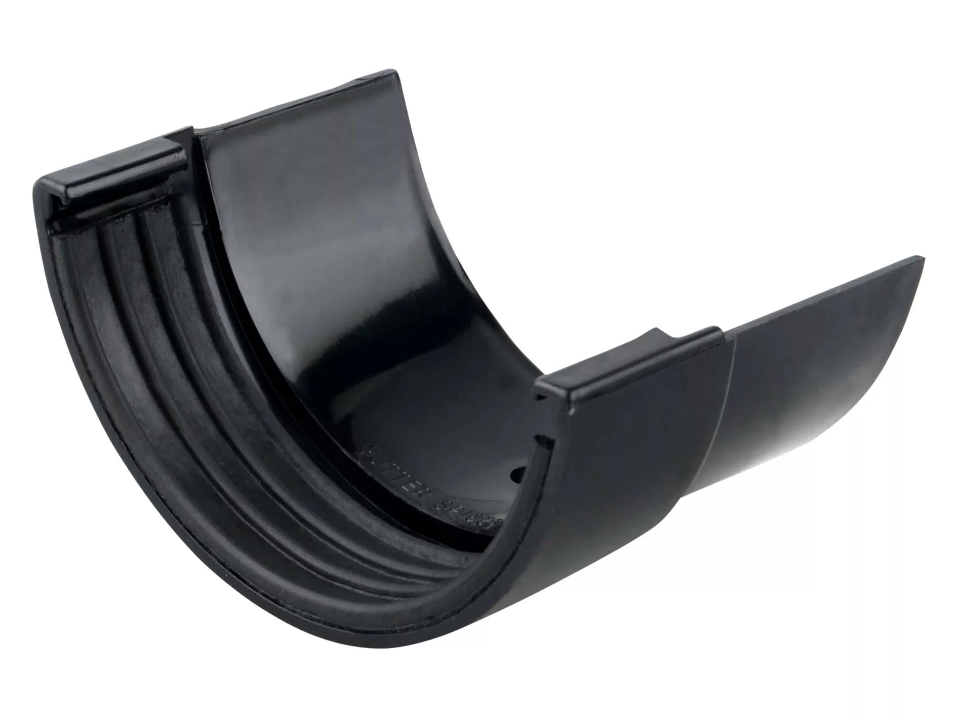 Osma Roundline Gutter Connector Cast Black 112mm