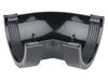 Osma Roundline Gutter Angle 45° Black 112mm