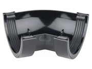 Osma Roundline Gutter Angle 45° Black 112mm