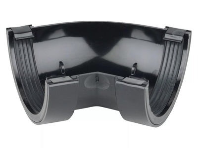 Osma Roundline Gutter Angle 45° Black 112mm
