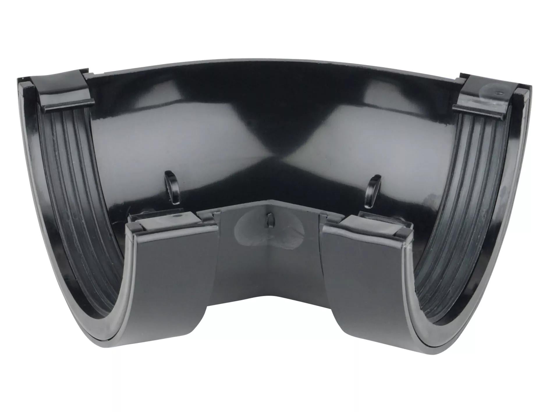 Osma Roundline Gutter Angle 45° Black 112mm