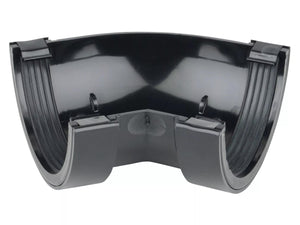 Osma Roundline Gutter Angle 45° Black 112mm