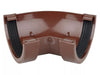 Osma Roundline Gutter Angle 45° Brown 112mm