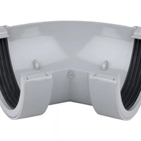 Osma Roundline Gutter Angle 45° Grey 112mm