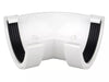 Osma Roundline Gutter Angle 45° White 112mm