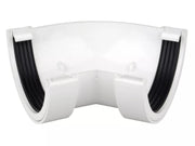 Osma Roundline Gutter Angle 45° White 112mm