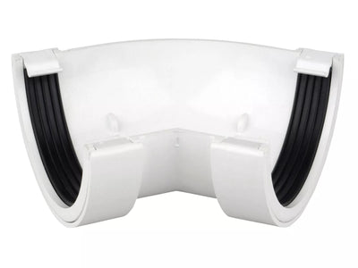 Osma Roundline Gutter Angle 45° White 112mm