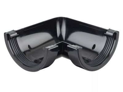 Osma Roundline Gutter Angle 90° Black 112mm