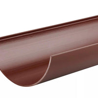 Osma Roundline Gutter 4 Metre Brown 112mm