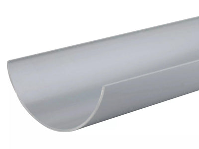 Osma Roundline Gutter 2 Metre Grey 112mm