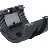 Osma Roundline Gutter Joint Bracket Black 112mm