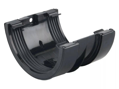 Osma Roundline Gutter Joint Bracket Black 112mm