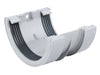 Osma Roundline Gutter Joint Bracket Grey 112mm