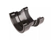 Osma Roundline Gutter Union Black 112mm