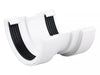 Osma Roundline Gutter Union White 112mm
