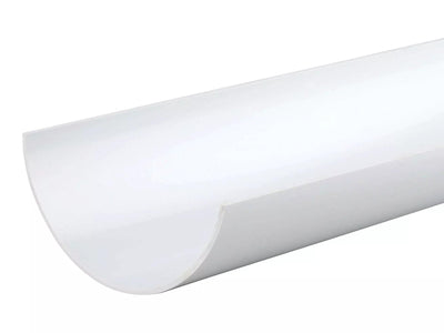 Osma Roundline Gutter 2 Metre White 112mm