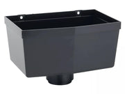 Osma Roundline Hopper Head Black 68mm