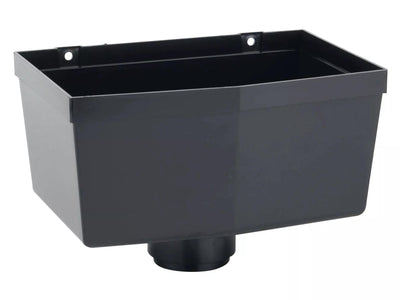 Osma Roundline Hopper Head Black 68mm