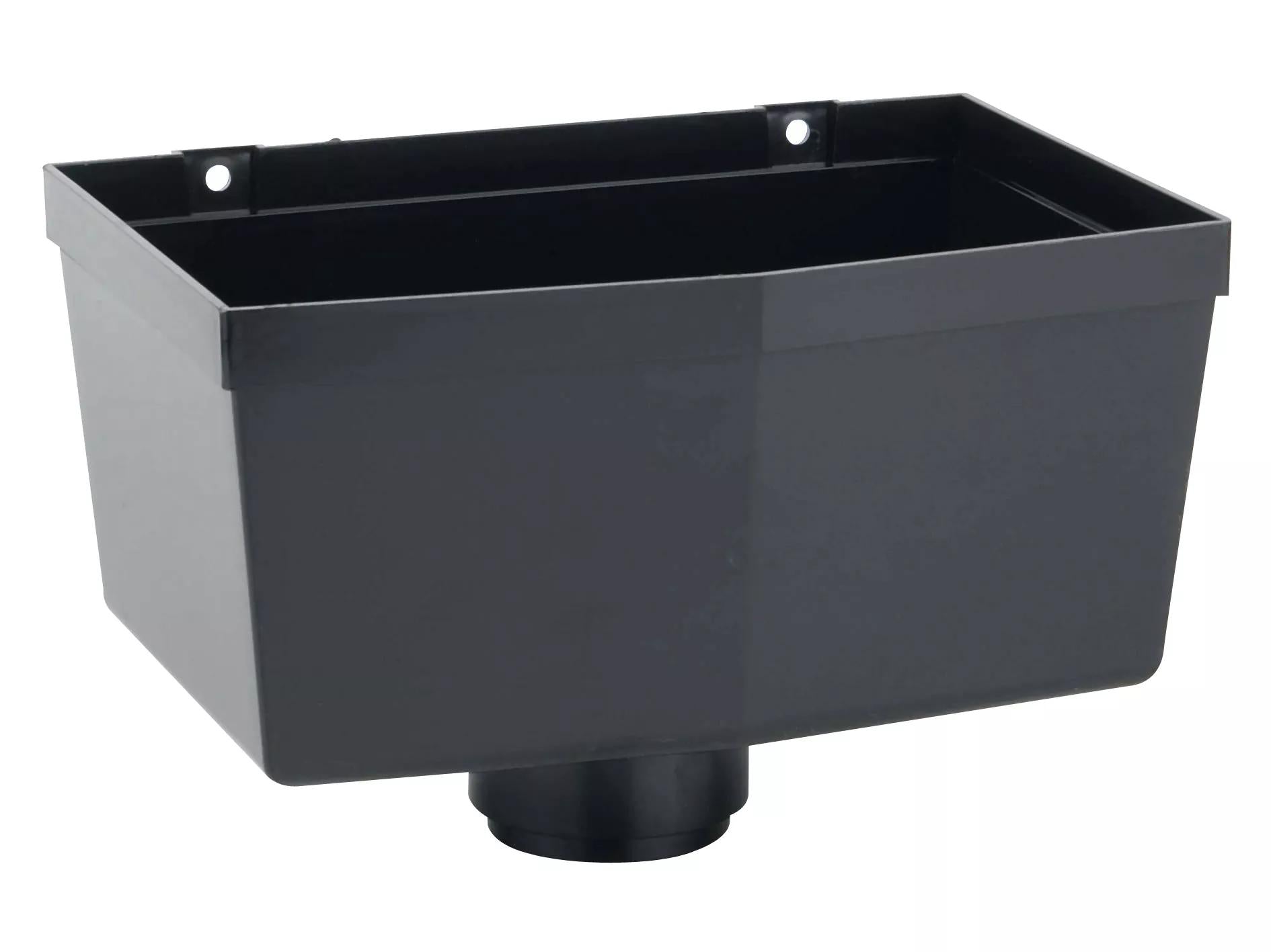 Osma Roundline Hopper Head Black 68mm