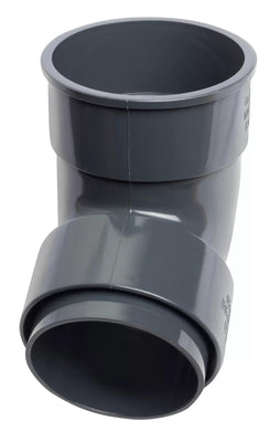 Osma Roundline Off Bend Socket 68mm Anthracite Grey