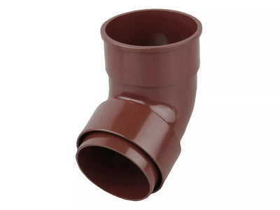 Osma Roundline Offset Bend Socket Brown 68mm