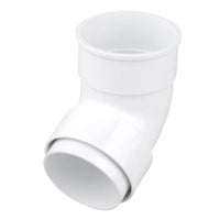 Osma Roundline Offset Bend Socket White 68mm