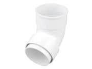 Osma Roundline Offset Bend Socket White 68mm