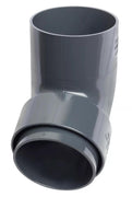 Osma Roundline Off Bend Spigot 68mm Anthracite Grey
