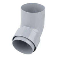 Osma Roundline Offset Bend Spigot Grey 68mm