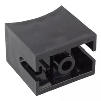 Osma Roundline Pipe Bracket Spacer Black 68mm