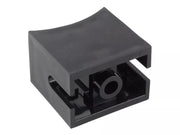 Osma Roundline Pipe Bracket Spacer Black 68mm