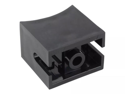 Osma Roundline Pipe Bracket Spacer Black 68mm