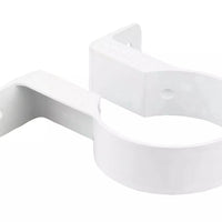 Osma Roundline Pipe Bracket White 68mm