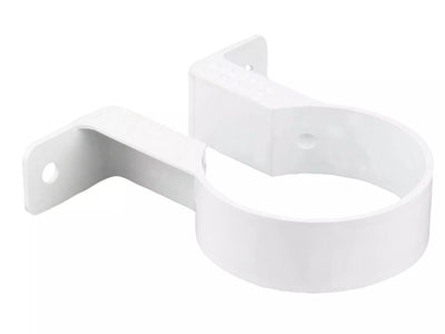 Osma Roundline Pipe Bracket White 68mm