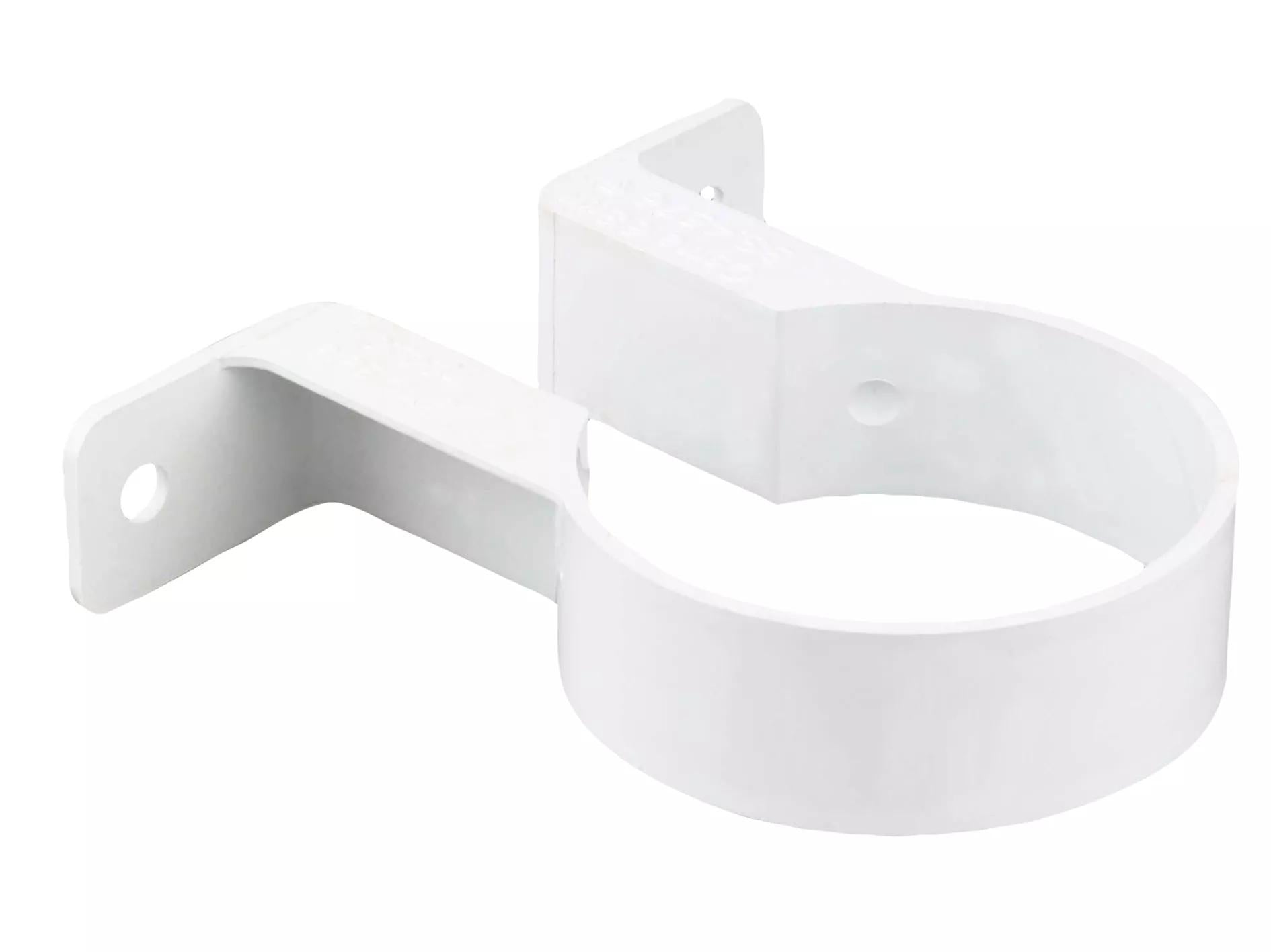 Osma Roundline Pipe Bracket White 68mm