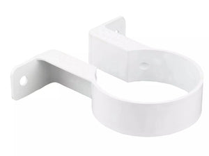 Osma Roundline Pipe Bracket White 68mm