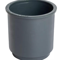 Osma Roundline Pipe Connector 68mm Anthracite Grey