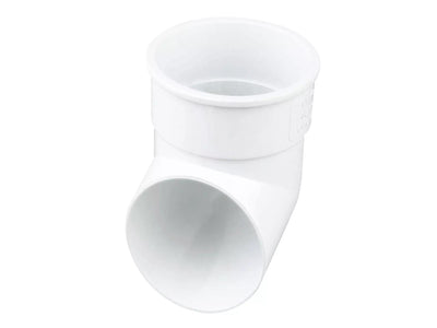 Osma Roundline Pipe Shoe White 68mm