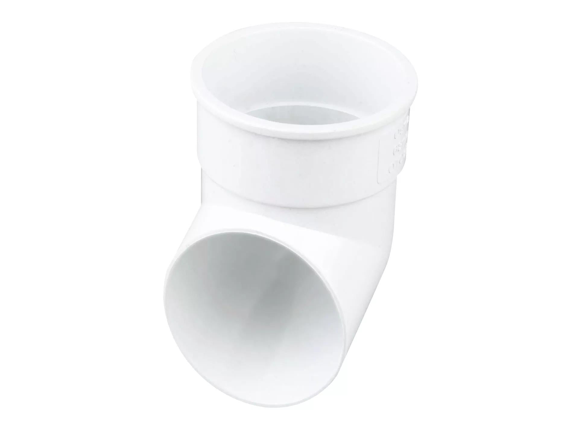 Osma Roundline Pipe Shoe White 68mm
