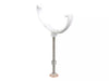Osma Roundline Rise Fall Bow & Pin White 112mm